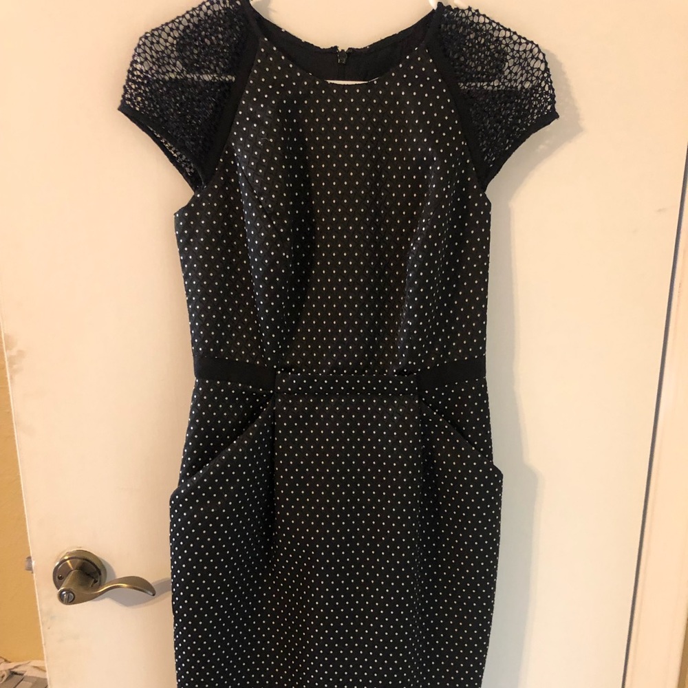 Carmen Marc Valvo jacquard sheath.  size 2